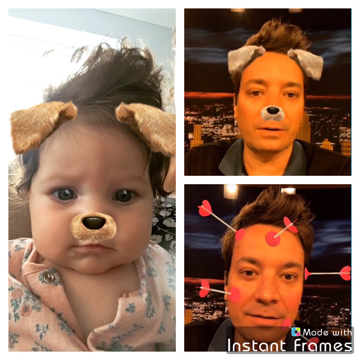 Lisa_Hims's tweet photo. I've woken this morning and suddenly realised-my 4month old daughter Edie is.... @jimmyfallon https://t.co/aGXOXLNDSu