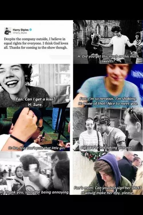 halfaheart49's tweet photo. Quelle tipe pensano ad Harry come uno sciupafemmine 
Il vero Harry ha un cuore d' oro e ,soprattutto ,rispetta le donne  #RespectHarry https://t.co/1WvBj4rsng