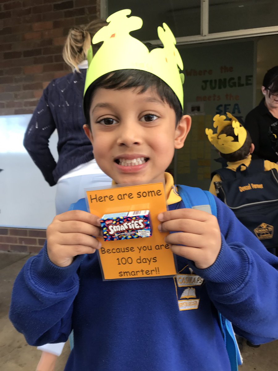 tayla_newton's tweet photo. Happy 100 Days of Kindy KN! I'm so proud of how far you've come! @CasulaPS #100daysofkindy https://t.co/qj9z9ZZzGw
