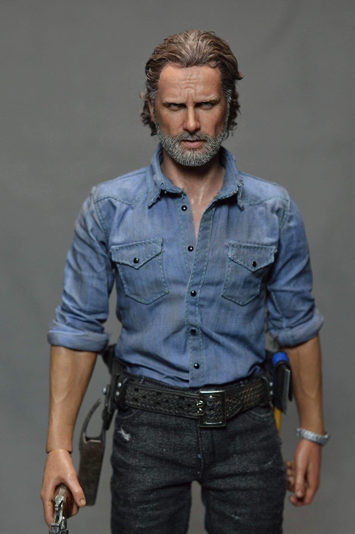 The Walking Dead Kitbash on X: 1/6 Custom Rick Grimes by Friend