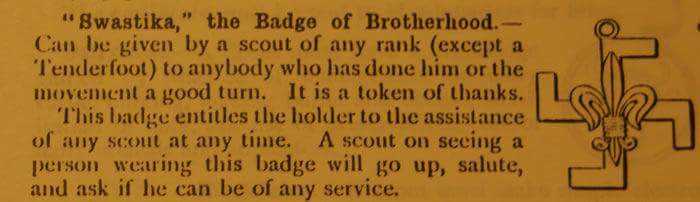 american_front's tweet image. Swastika in the Boy Scouts