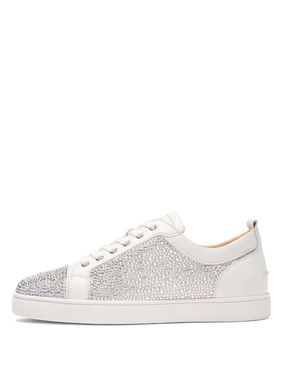 coopers_digest's tweet photo. #Wednesday CHRISTIAN LOUBOUTIN  Louis Junior embellished low-top leather Sneakers https://t.co/gelUD7z385