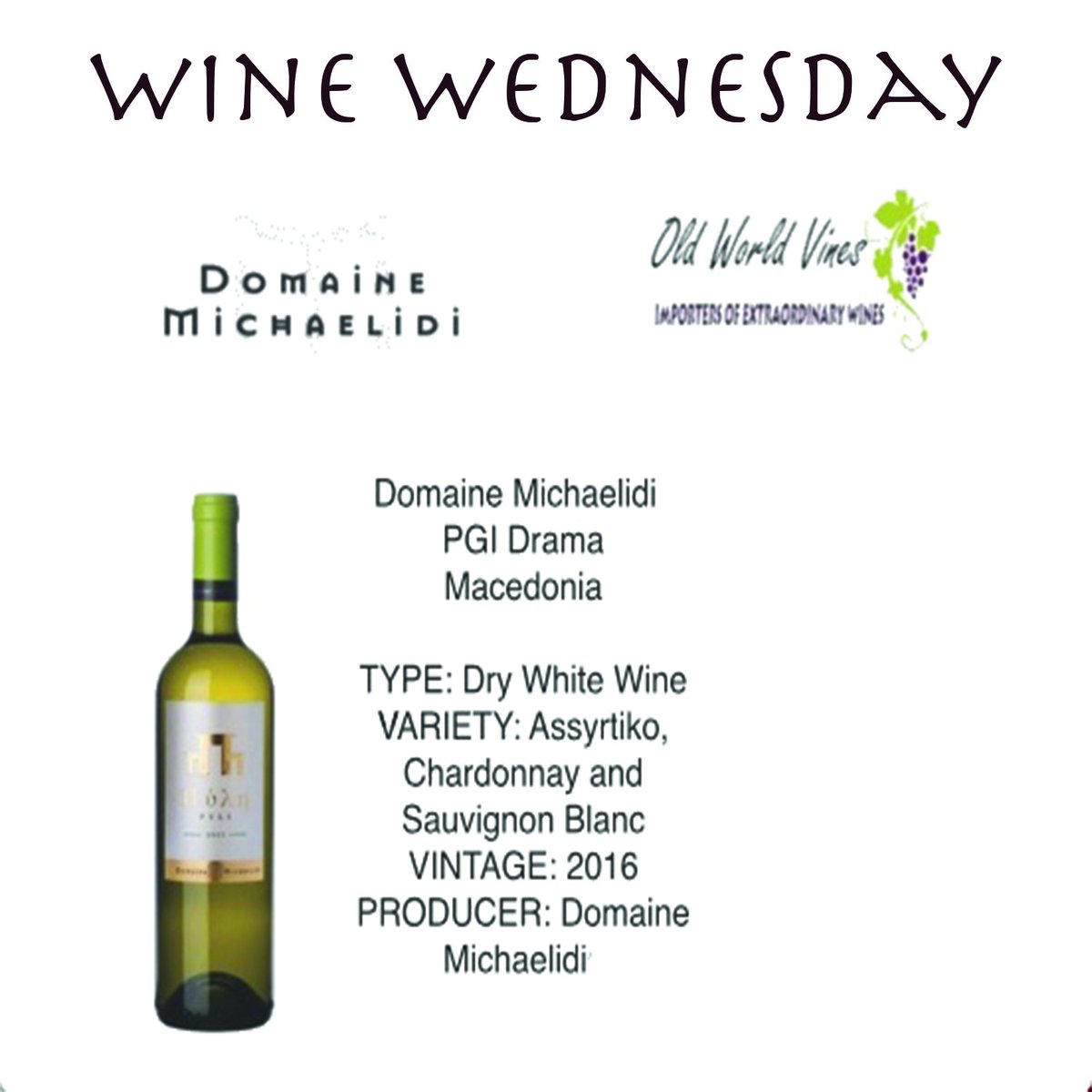 oldworldvines's tweet photo. #drinkgreekwine #oldworldvines https://t.co/5DYVgNXp9o