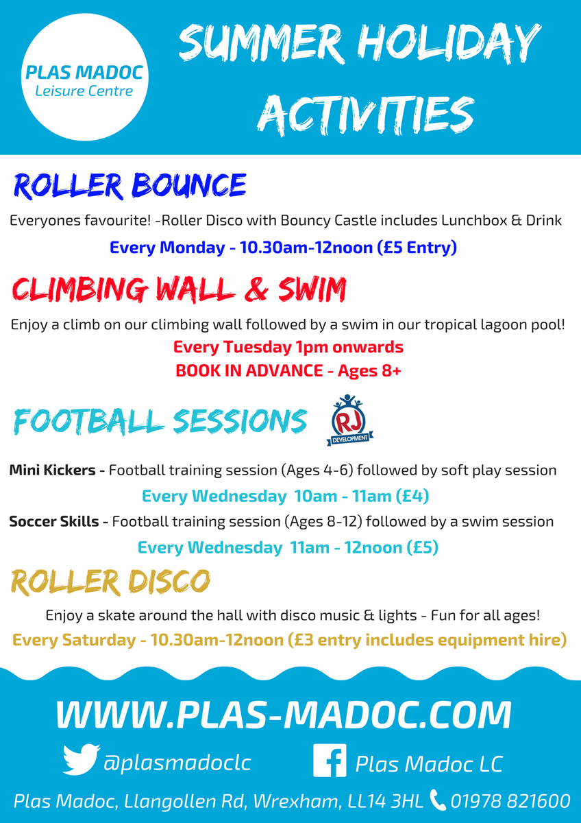 FOOTBALL! - Today <a href="/DevelopmentRj/">RJ Development</a> will be running football sessions (Mini Kickers 10am-11am) &amp; (Soccer Skills 11am-12noon) <a href="/wrexham/">Wrexham.com</a>