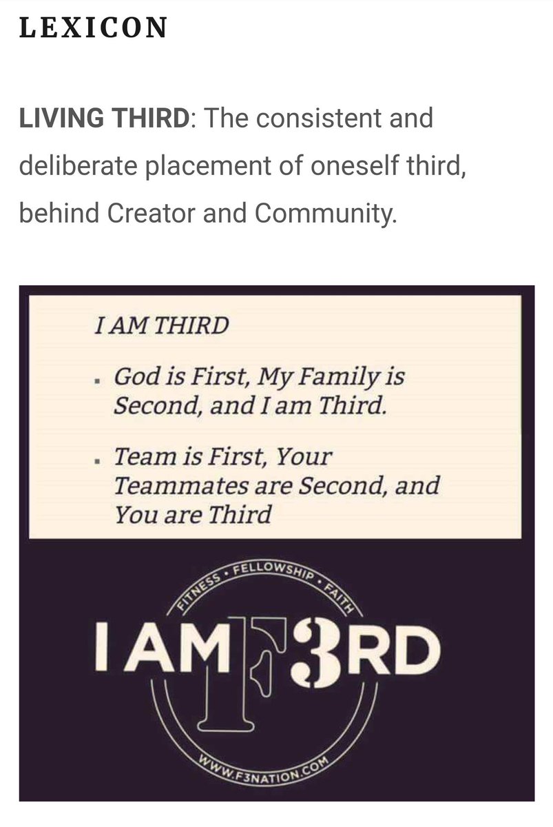 F3QSource's tweet photo. #Qsource Lexicon
- Living The Third
https://t.co/F4BOOjqpcL
@F3Nation https://t.co/AbaZbz1tPK