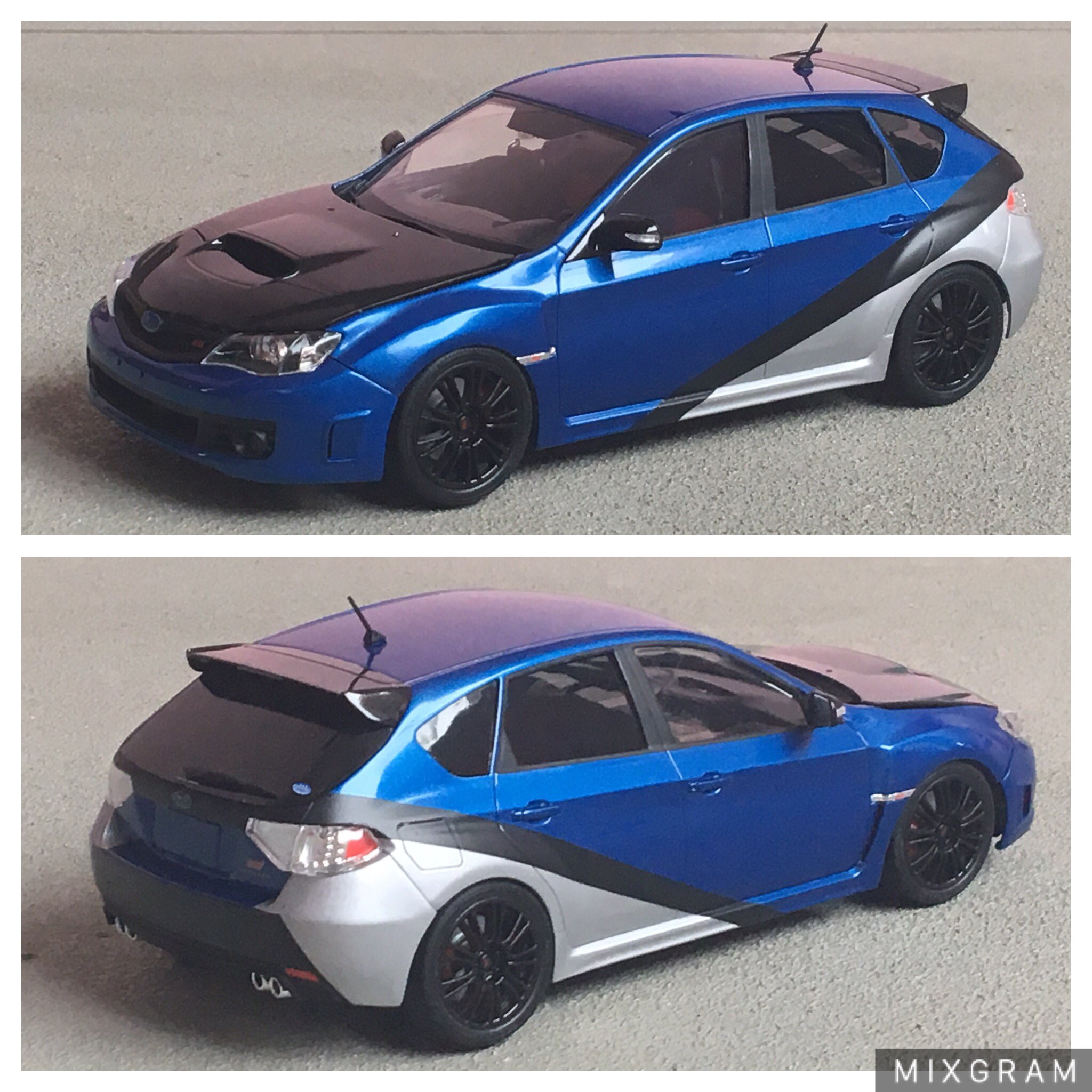 Twitter पर けんすこ Gbrインプレッサwrx Sti完成しました ワイルドスピードスカイミッションのブライアンのインプレッサをイメージしたカラーリングにしてみました アオシマ プラモデル カーモデル T Co Kewk5q8xhn Twitter