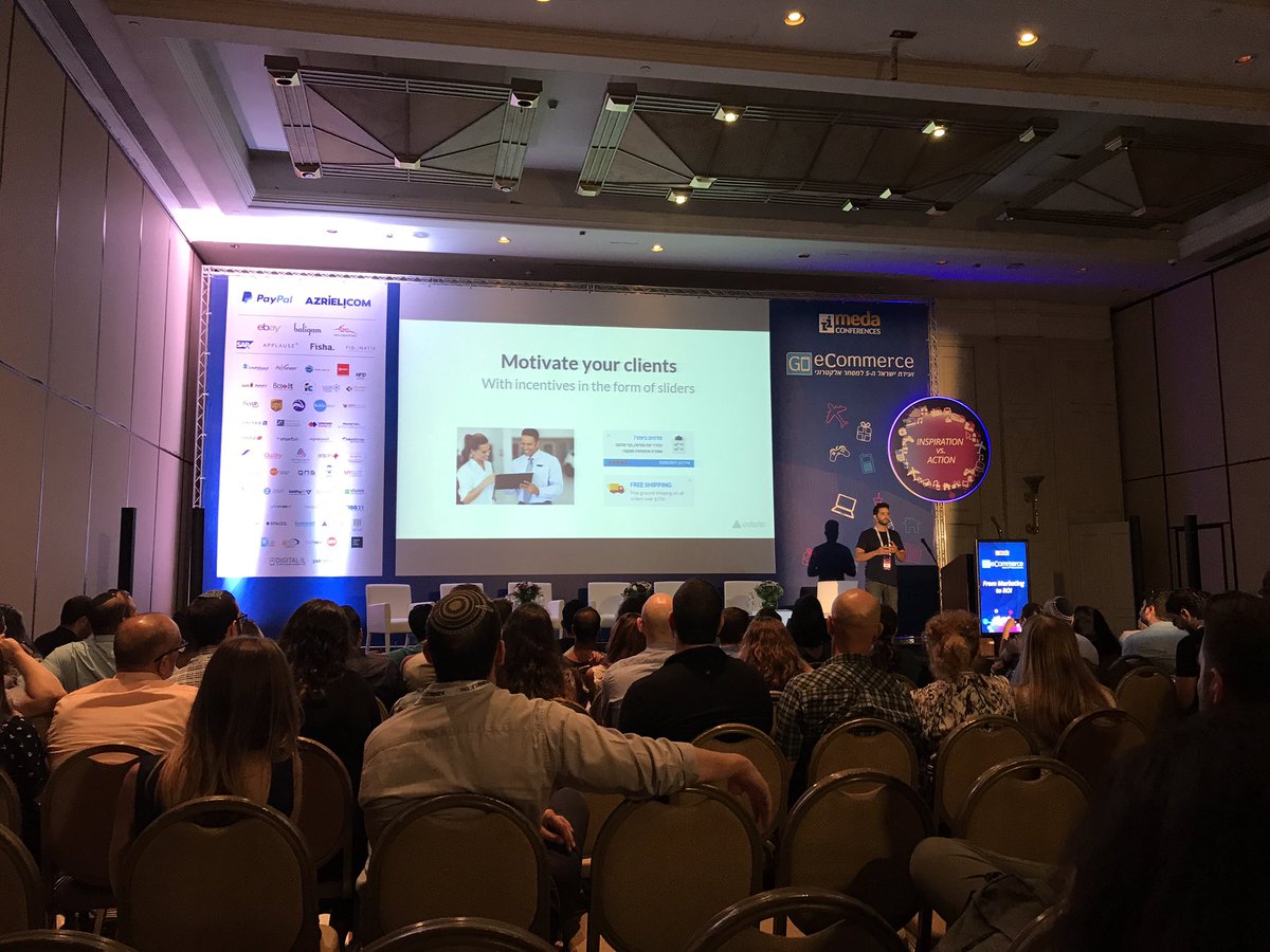 OmerGrinboim's tweet photo. #GoEcommerce conference #DavidIntercontinental @TelAviv @OnTopExperts https://t.co/QJl5C9xgLw
