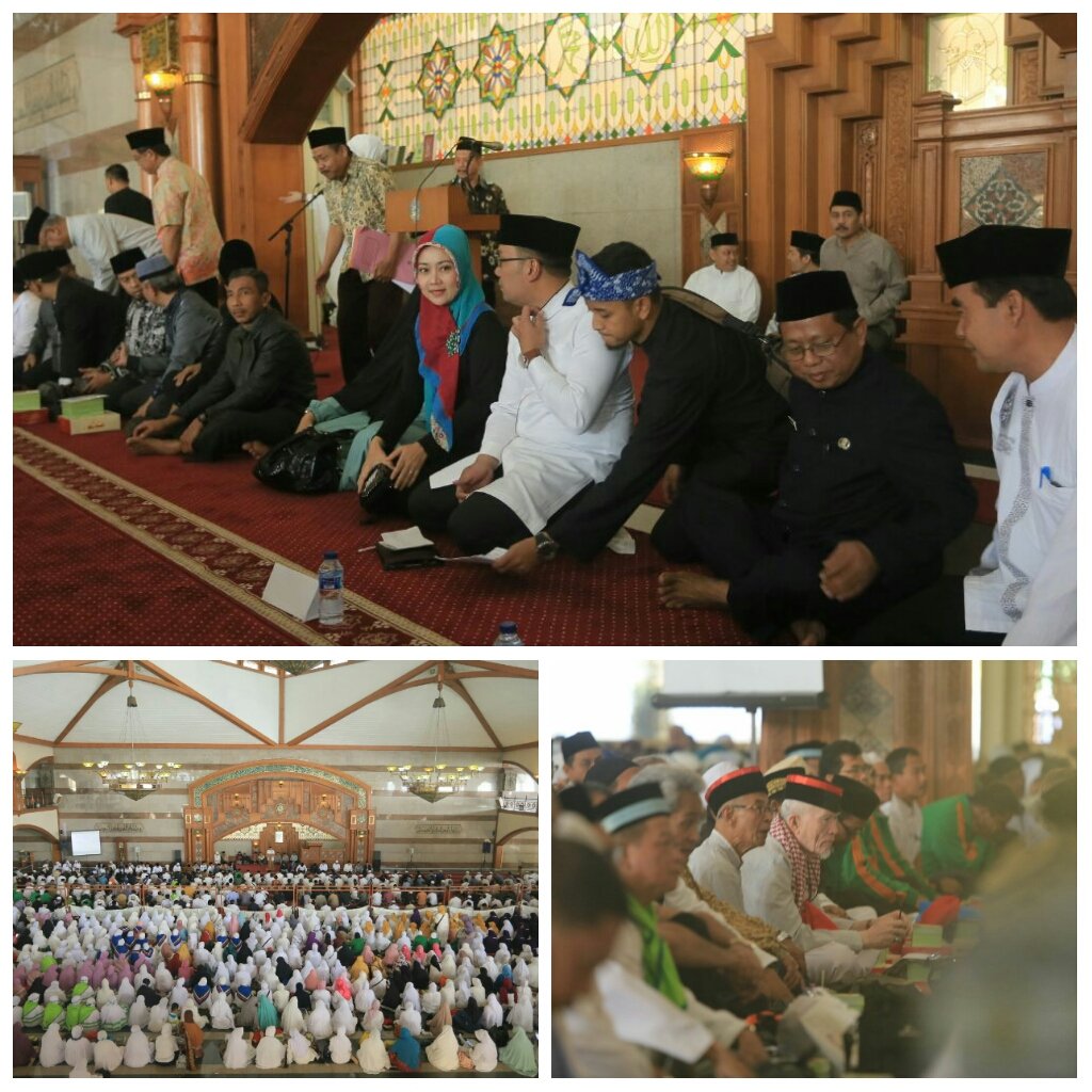 Mendampingi kang Emil di pelepasa dan bimbingan haji tahap 2 . Semoga sehat walafiat dan menjadi haji yang mambrur aamiin