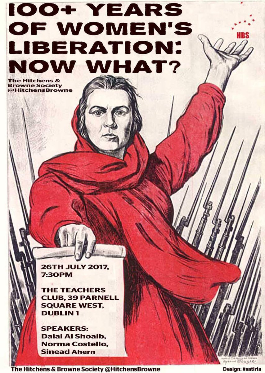 HitchensBrowne's tweet photo. Join us this evening for our first public event in the Teachers Club Dublin, at 7:30pm. https://t.co/nFET5q7zGN https://t.co/Jv8q2nD71S