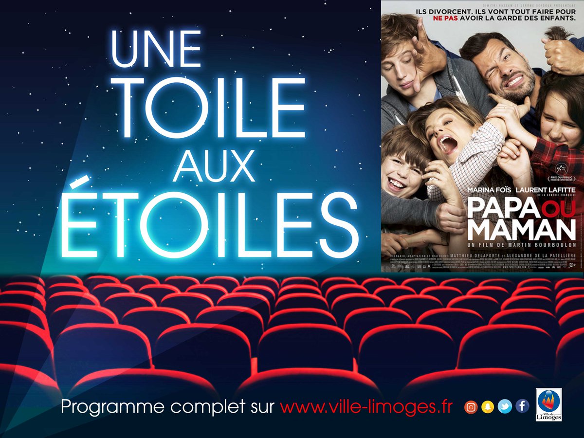 Ville De Limoges Ar Twitter Cinema Ce Soir A 21h30 Projection Du Film Papaoumaman Au Parc Des Bords De Vienne Bassin D Orage Limoges