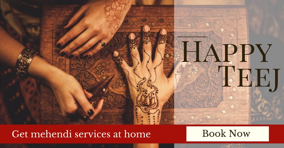 getlookindia's tweet photo. Wish you all very #Happy #Teej. Get #mehendi at #home
#GetLook India's Highest Rated #Beauty #Services #App
Book- https://t.co/TtIHVAYXBK https://t.co/fWBAak6S37