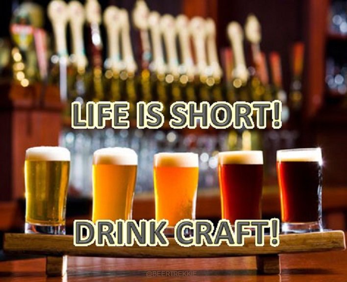 beertrekkie's tweet photo. Life is short, my friends. That is why I ONLY drink #craftbeer and you should too!

You deserve the BEST! https://t.co/SywVaSwbcK