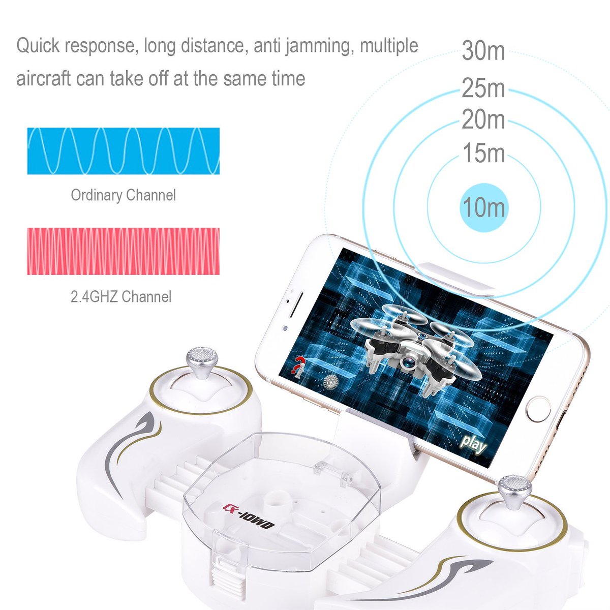 Yipa_toy's tweet photo. Yipa Wifi Remote Control Drone with 0.3 MP Camera CX-10WD-TX Mini UFO 4CH 2.4G #bestdeal $28.99 ONLY! #clearance 
https://t.co/lPJDVeJsHy👩‍🚀 https://t.co/P1LMrj59sR