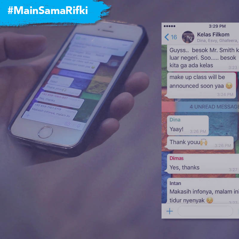 MNCPlayID's tweet photo. Contohnya kasus pertama Rifki pernah ketinggalan info kelas libur cuma gara2 Internetnya lemot. #MainSamaRifkiEps2 https://t.co/Xv3qvWu8iO