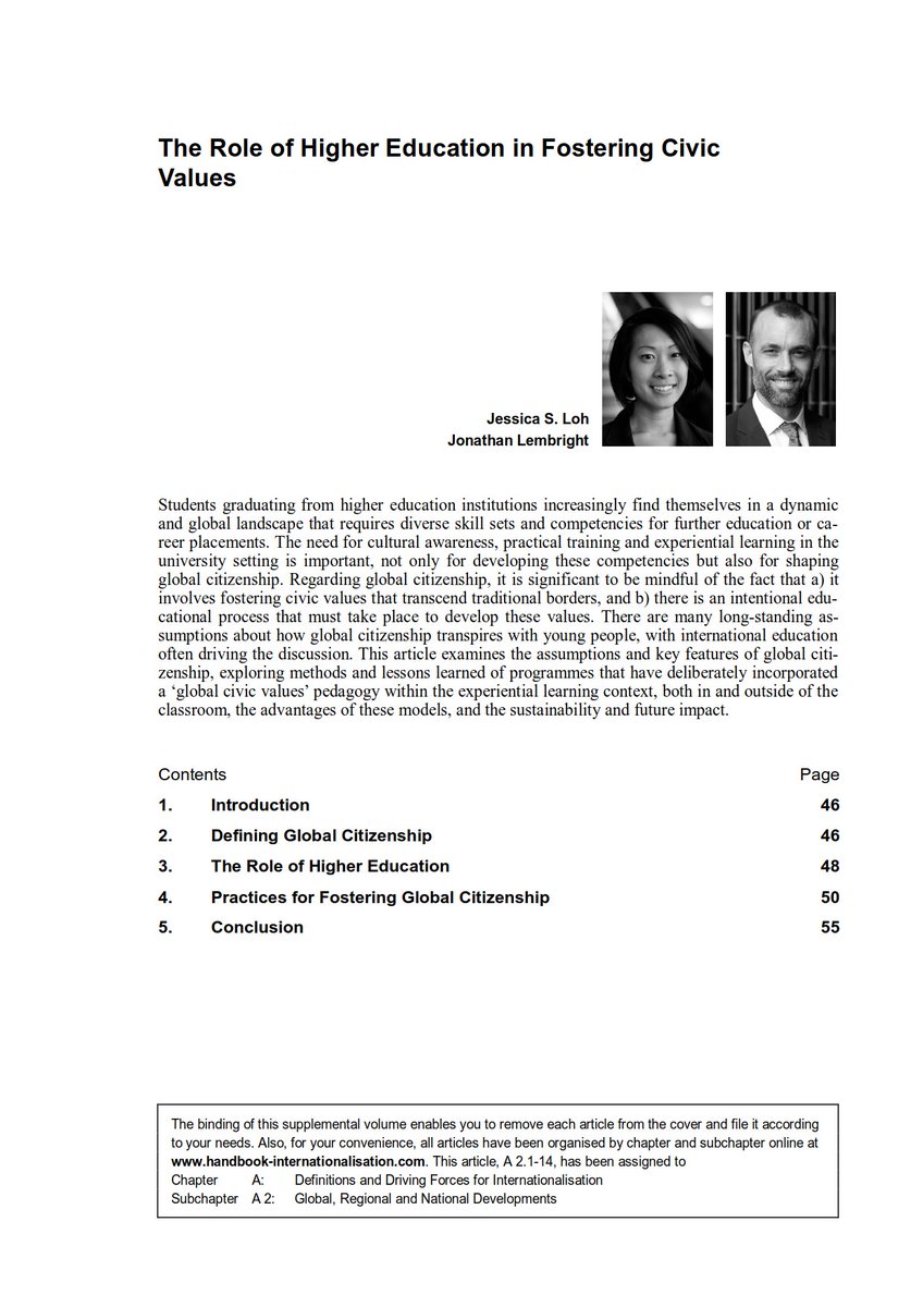 DUZ_HigherEd's tweet photo. "The Role of #highereducation in Fostering Civic Values" - a thoughtful article by Jessica Loh &amp; @JLembright: https://t.co/kaSBhGAaEv https://t.co/3Bo2HrB8fy