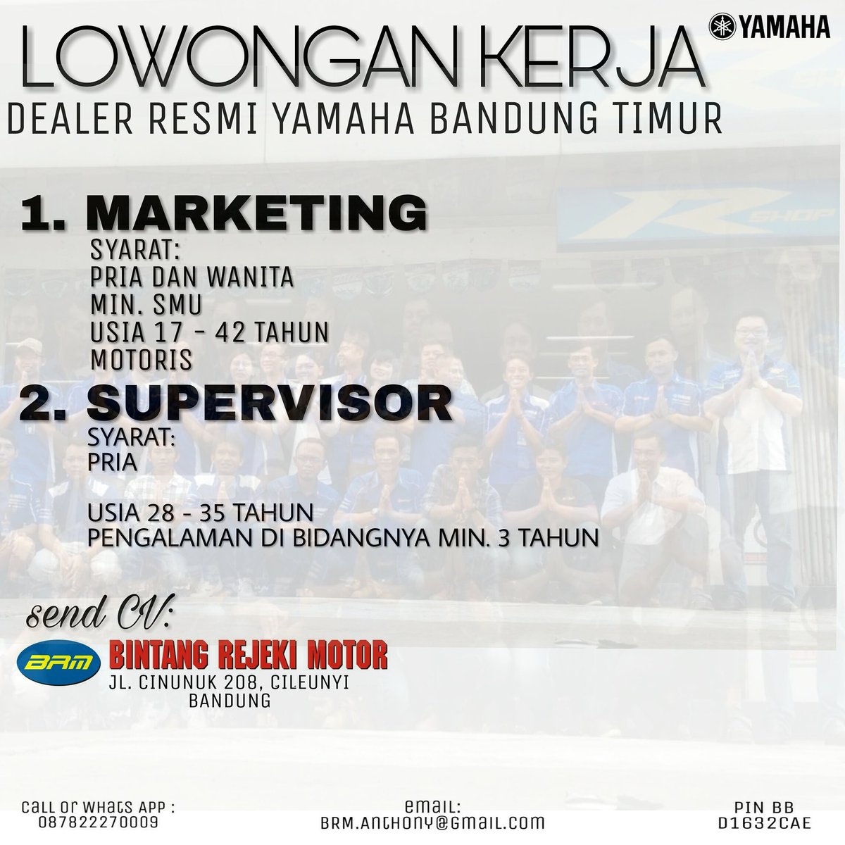 #lowongankerjabandung #lokerbdg #karier #jobsbandung