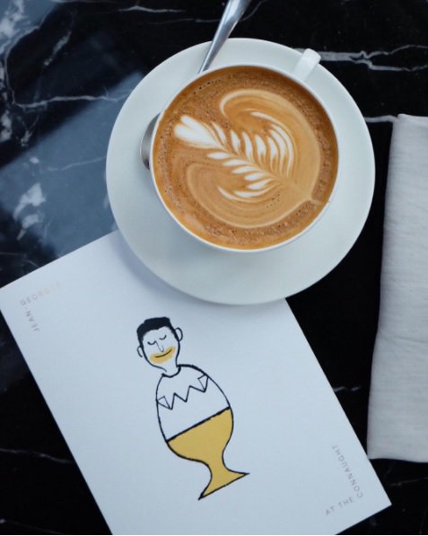 TheConnaught's tweet photo. Jean Jullien takes center stage on our menus as reservation lines open for our new restaurant Jean-Georges at The Connaught! #newrestaurant https://t.co/ddkIZ6CgHS