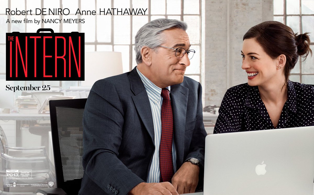 maritrafilms's tweet photo. Niesamowita opowieść ze świetną kreacją 
#Praktykant #TheIntern #film #kino #RobertDeNiro #AnneHathaway #ReneRusso
https://t.co/exwFJtaPQz https://t.co/9cgHNIor96