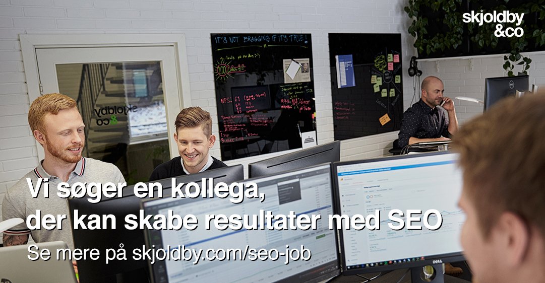 SkjoldbyCo's tweet photo. Er vores nye SEO konsulent og kollega mon her på Twitter? #seodk #jobdk #dkjob https://t.co/ICgJNVEC3R https://t.co/RiUJbPb4eg