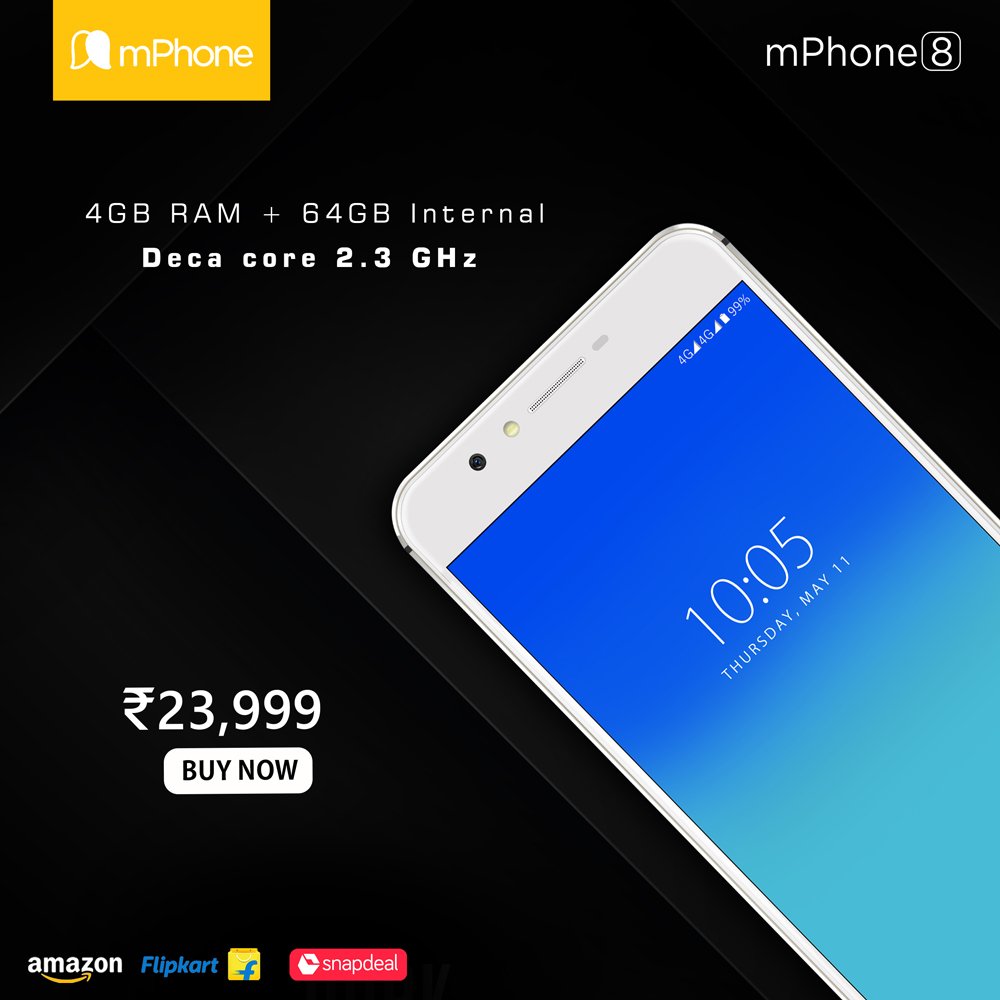 mPhoneGlobal's tweet photo. #mPhone8: Check out Best #DecaCoreProcessor #Smartphones
#AndroidDev #android #4GBRAM #64GB Internal Memory https://t.co/1ZbmKhgtJv https://t.co/rHJW6Gi8GT
