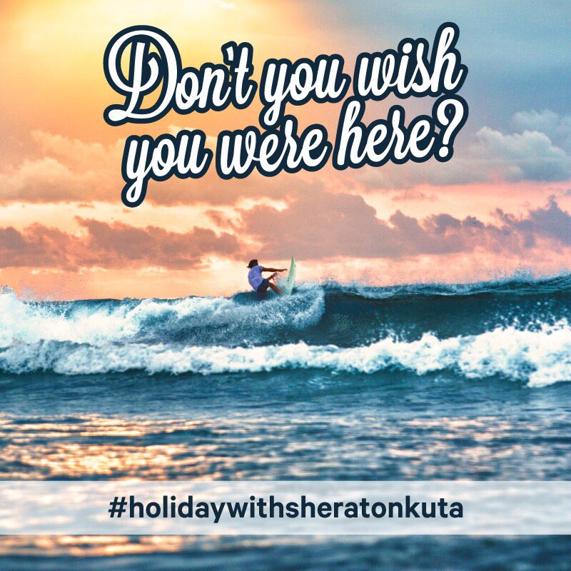 Daripada nyinyir di sosmed, mending ikutan #HolidayWithSheratonKuta deh. Sapa tau nyinyirmu sembuh | <a href="/SheratonKuta/">Sheraton Bali Kuta Resort</a> 

sher.at/2tnNWzg