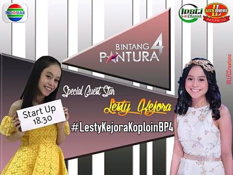 Sambil nonton support <a href="/Lesti_Jenong_DA/">Lestykejora</a> dengan
Hastag nanti malamulai jam 18.30
#LestyKejoraKoploinBP4