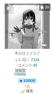 すげー!一万BKだ!みんなさんありがとうございました! 