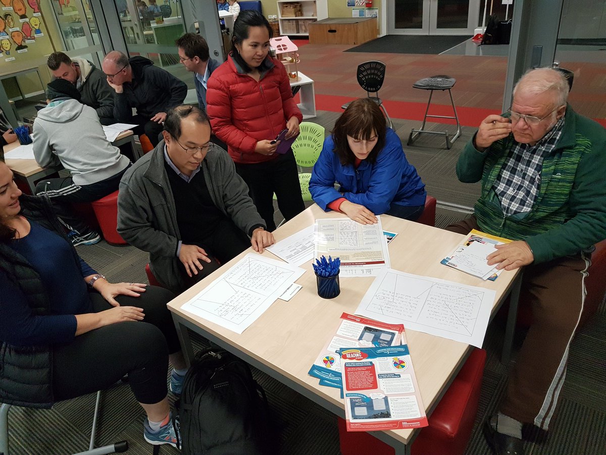 GinaHarduar's tweet photo. Hub Raa parents making meaning, through analysing a writing exemplar
#inthelearningpit #buildingknowledge
@StonefieldsSch @sarahmartin74 https://t.co/ZKtrjOQyH8