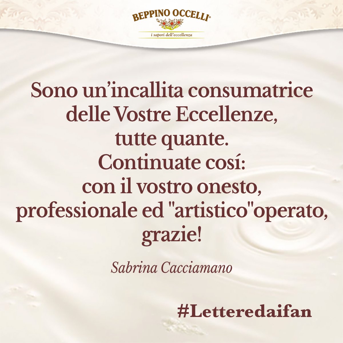 #letteredaifan #thanks #grazie #fan #occelli #beppinooccelli #burrooccelli #dinner #beauty #Food
