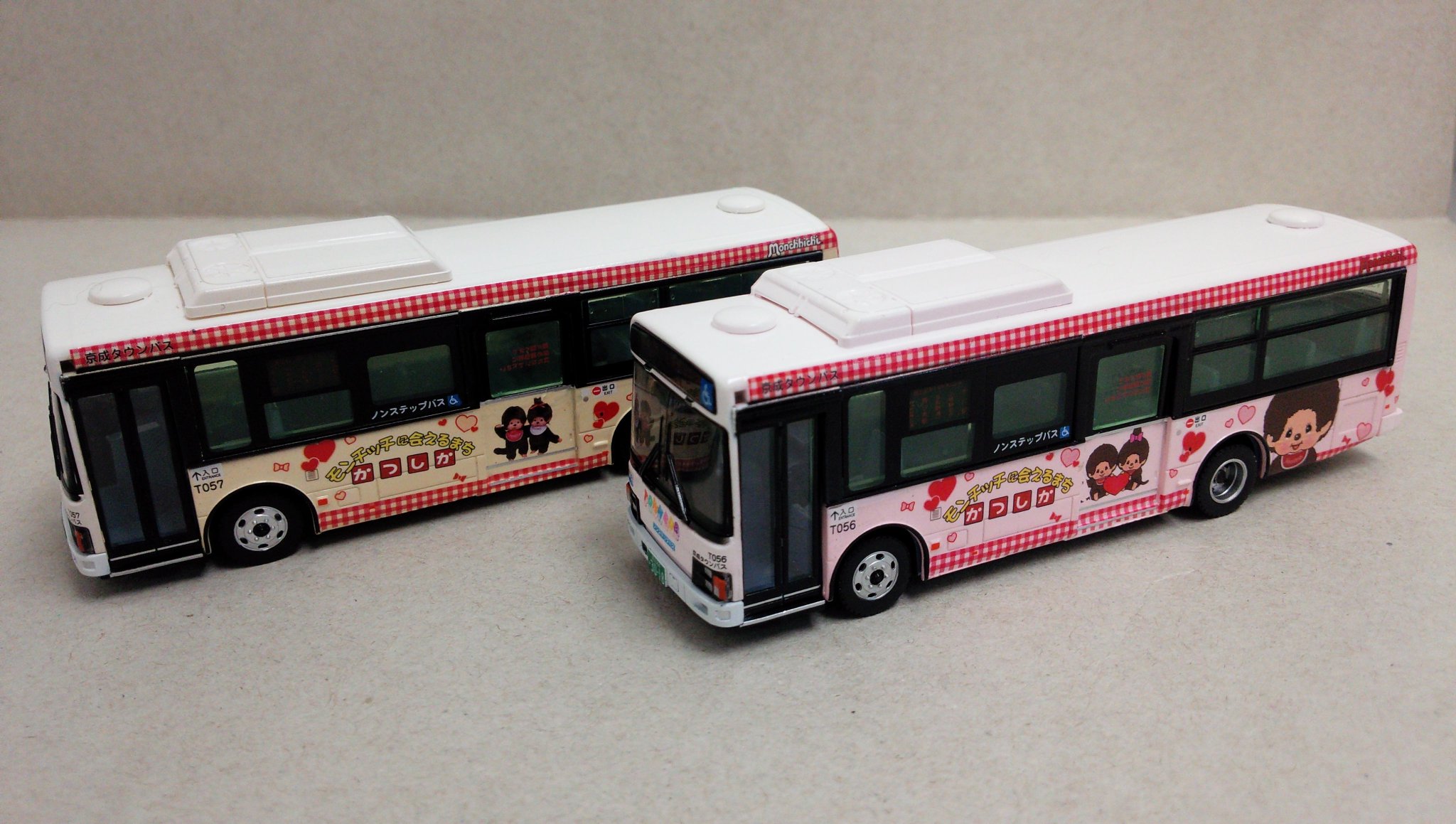 トミーテック　京成タウンバス　モンチッチ ラッピングバス　2台セット トミーテック 京成タウンバス モンチッチ ラッピングバス 2台セット