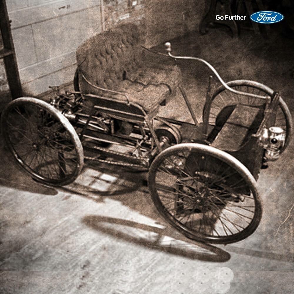 Автомобили 1896 года. Ford Quadricycle 1896.