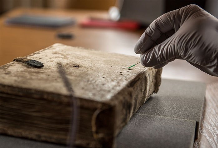 bodleianlibs's tweet photo. Alongside the video, you can also read about the scientific studies into old books that we've been hosting. https://t.co/vkY3QComWo https://t.co/y8zhMHyhUY