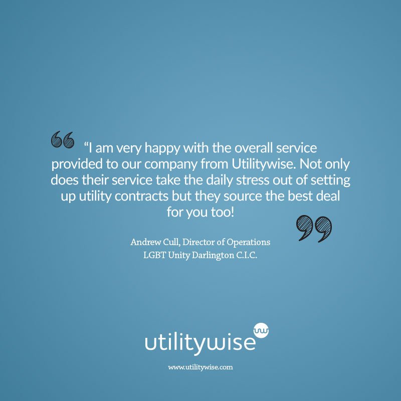 utilitywiseplc's tweet photo. We've been working with @lgbt_unity - glad we could help! https://t.co/9NHyEpqvZS #customersfirst https://t.co/FDXZn7A4YR