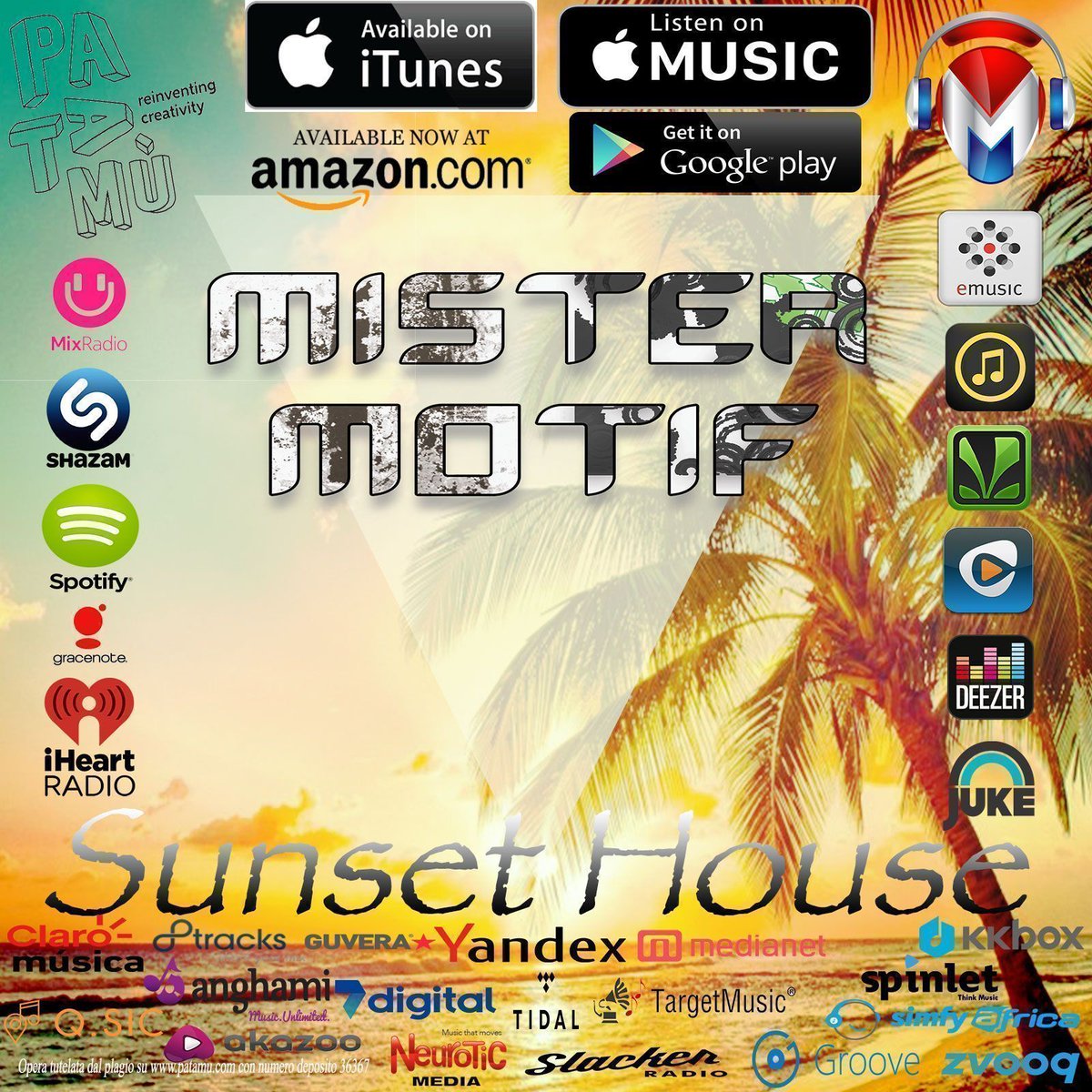 MisterMotif's tweet photo. Now available in all #music #digitalstores my #house #track. #iTunes #Spotify #getMusikee https://t.co/UyJq0nMocI https://t.co/yqWwC4FHEO