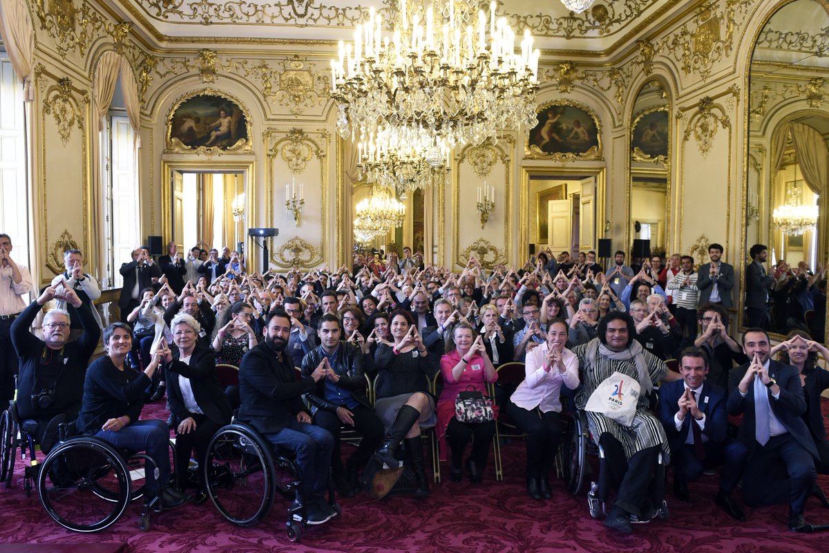 #VenezPartager #Paris2024 moteur d’une société inclusive et solidaire avec les acteurs du #handicap bit.ly/2vHMjLb #ReadyFor24