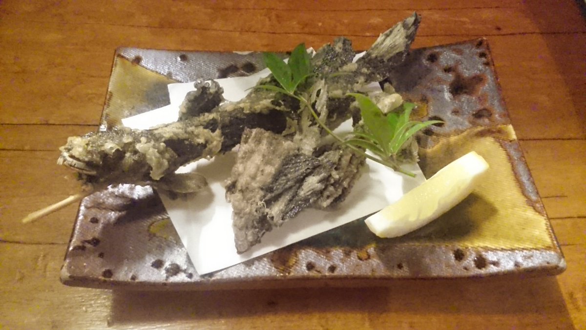 すいか 星ドラ ムツゴロウの刺身 蒲焼き から揚げ 制覇 釣りキチ三平 を読んだ以来の夢が叶った から揚げが１番 ムツゴロウを味わえる 赤坂 ムツゴロウ 有薫