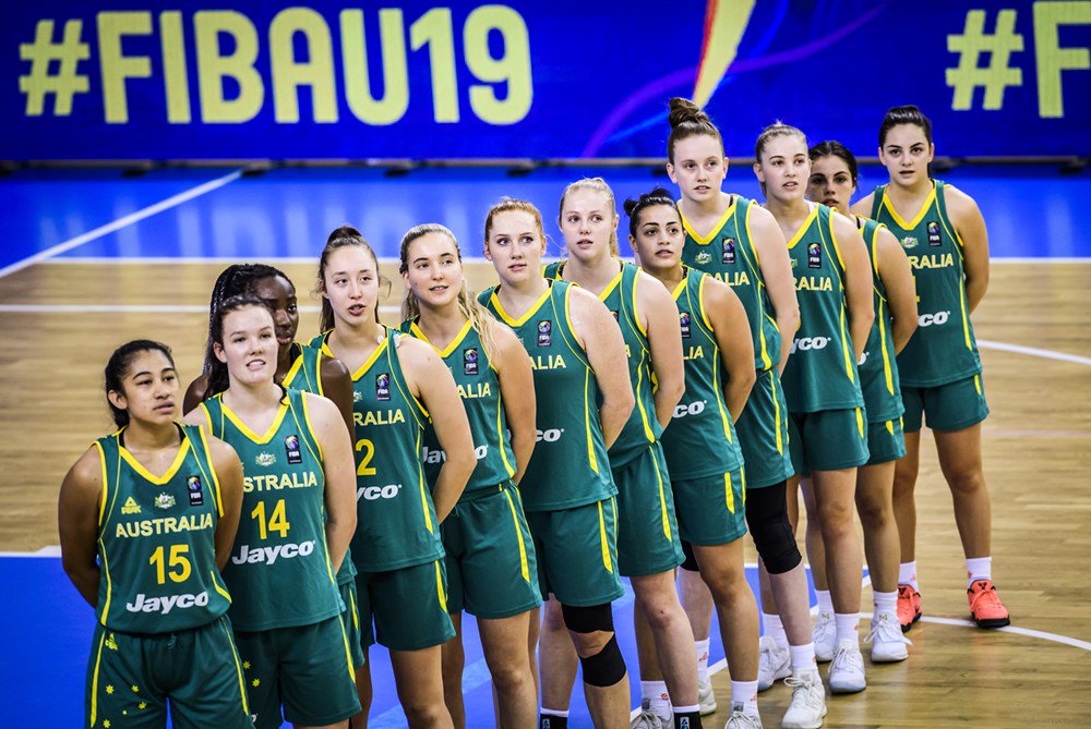 BasketballAus's tweet photo. #FIBAU19 |🇦🇺 face Latvia at 12.15am EST in Rd of 16 for a Quarter-Final spot!

Watch: https://t.co/rS6c9JtG5h
Stats: https://t.co/22FMEKeuNx https://t.co/yqRSDQ3nO8