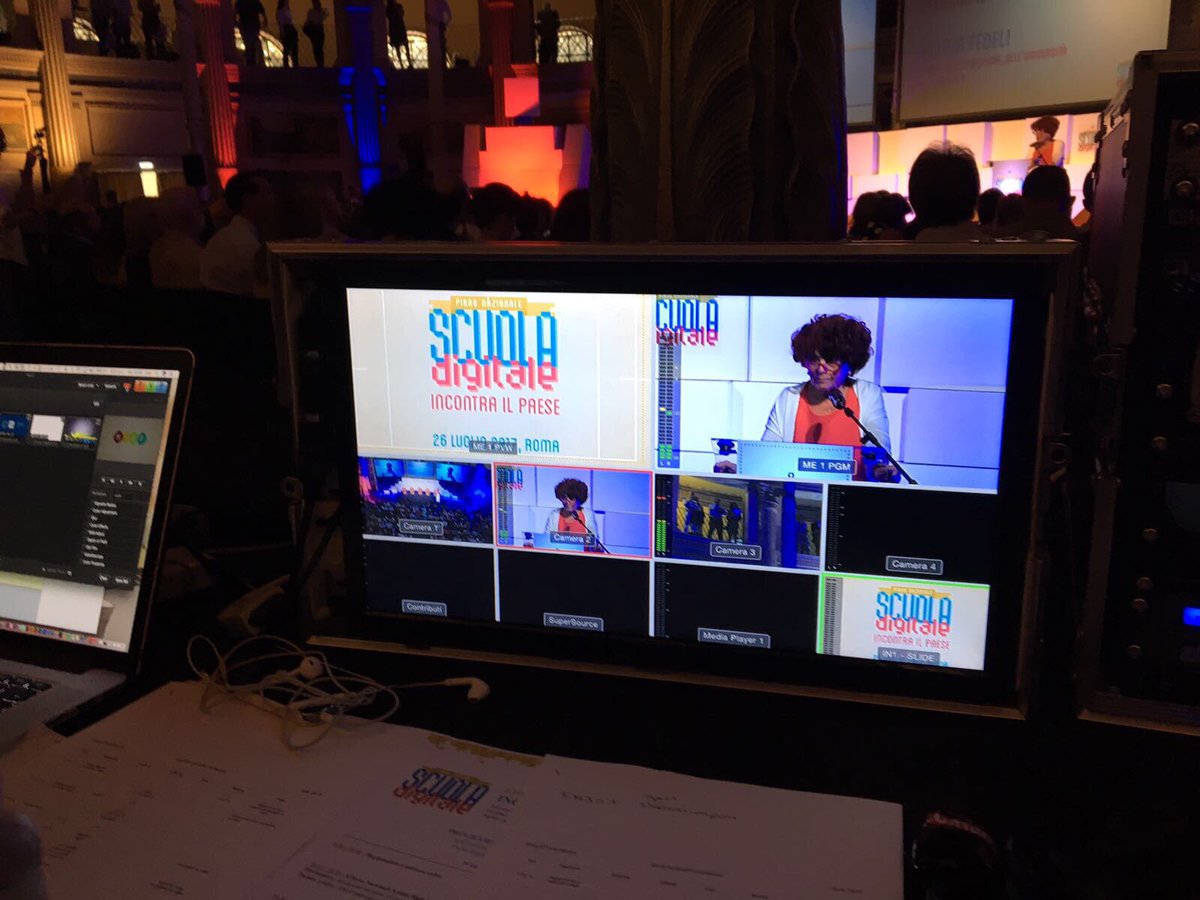 La #scuoladigitale festeggia 2 anni e incontra il paese con i primi risultati e i nuovi investimenti per il #pnsd  <a href="/valeriafedeli/">valeria fedeli</a>