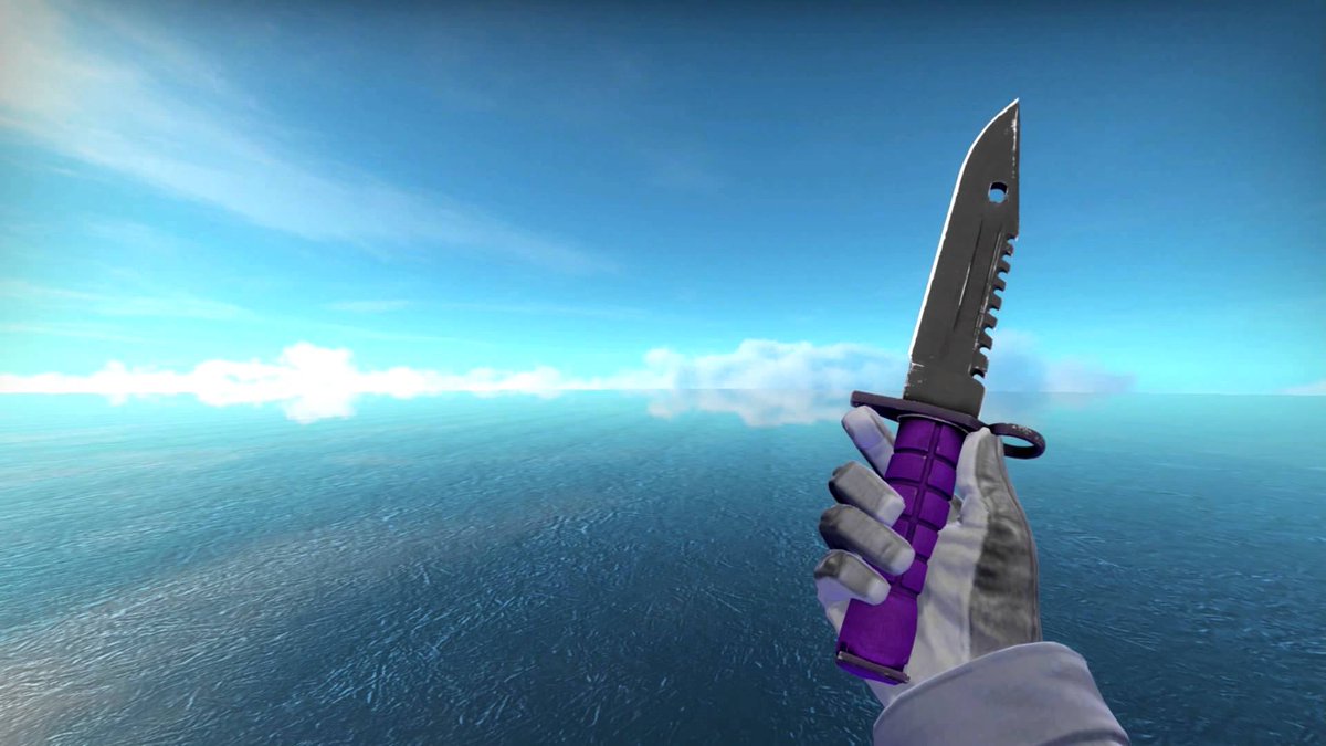 Waltersson1337's tweet photo. CSGO Giveaway #CSGOgiveaway
🌞M9 Bayonet | Ultra Violet FN

- Retweet, Like &amp; Follow
- Tag 2 new friends
- Visit https://t.co/uVWn05At4y https://t.co/LW4kGHUJVX