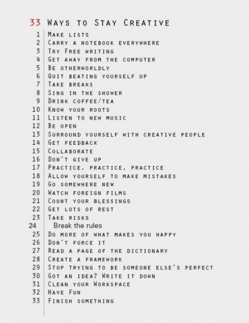 forgebooks's tweet photo. Was sent this list by a friend - a reminder that all writers can do with this boost now and then! #newwriters #creative #goodadvice https://t.co/HRQHIBhy9L