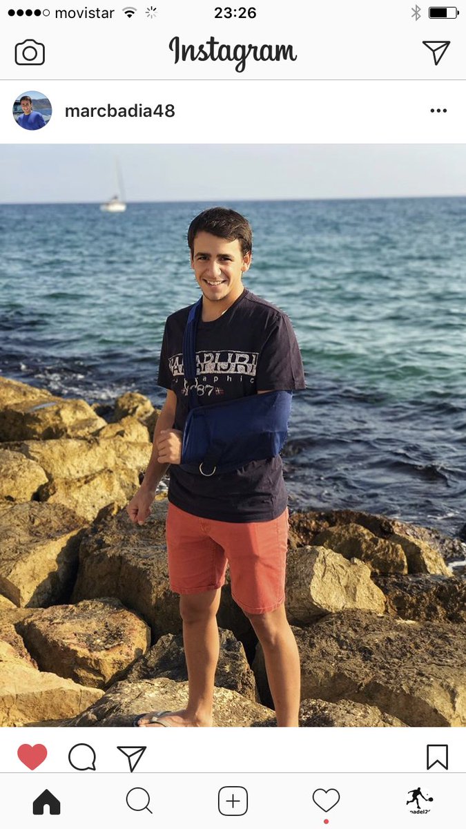 Muchos ánimos a nuestro buen amigo <a href="/MarcBadia48/">Marc Badia Guardiola</a> después de su reciente operación de clavícula por un accidente con 🚴
Posponemos vernos crack