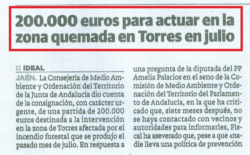 robertomj_'s tweet photo. Dos años del #IFTorres. La @JuntaInforma prometió invertir 200.000 €. Hoy todo sigue igual. Queremos recuperar ya nuestro patrimonio natural https://t.co/47ZkkyE8xD