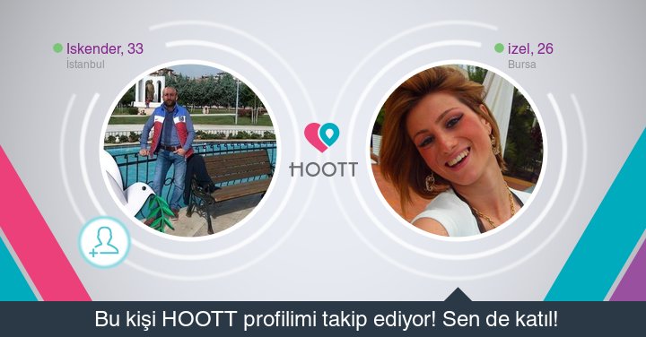 #HOOTTapp HOOTT süper! Takipçilerime gözat hemen. HOOTT ile eğlen! goo.gl/jPUaB0