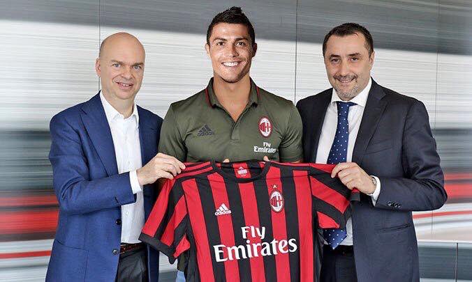 fassone_marco's tweet photo. Stanotte ho fatto un sogno bellissimo. Presentare #cristiano al #Milan per i miei amati #tifosiinitaliaenelmondo . Che si scateni la bolgia. https://t.co/9Fb1jmR1WB