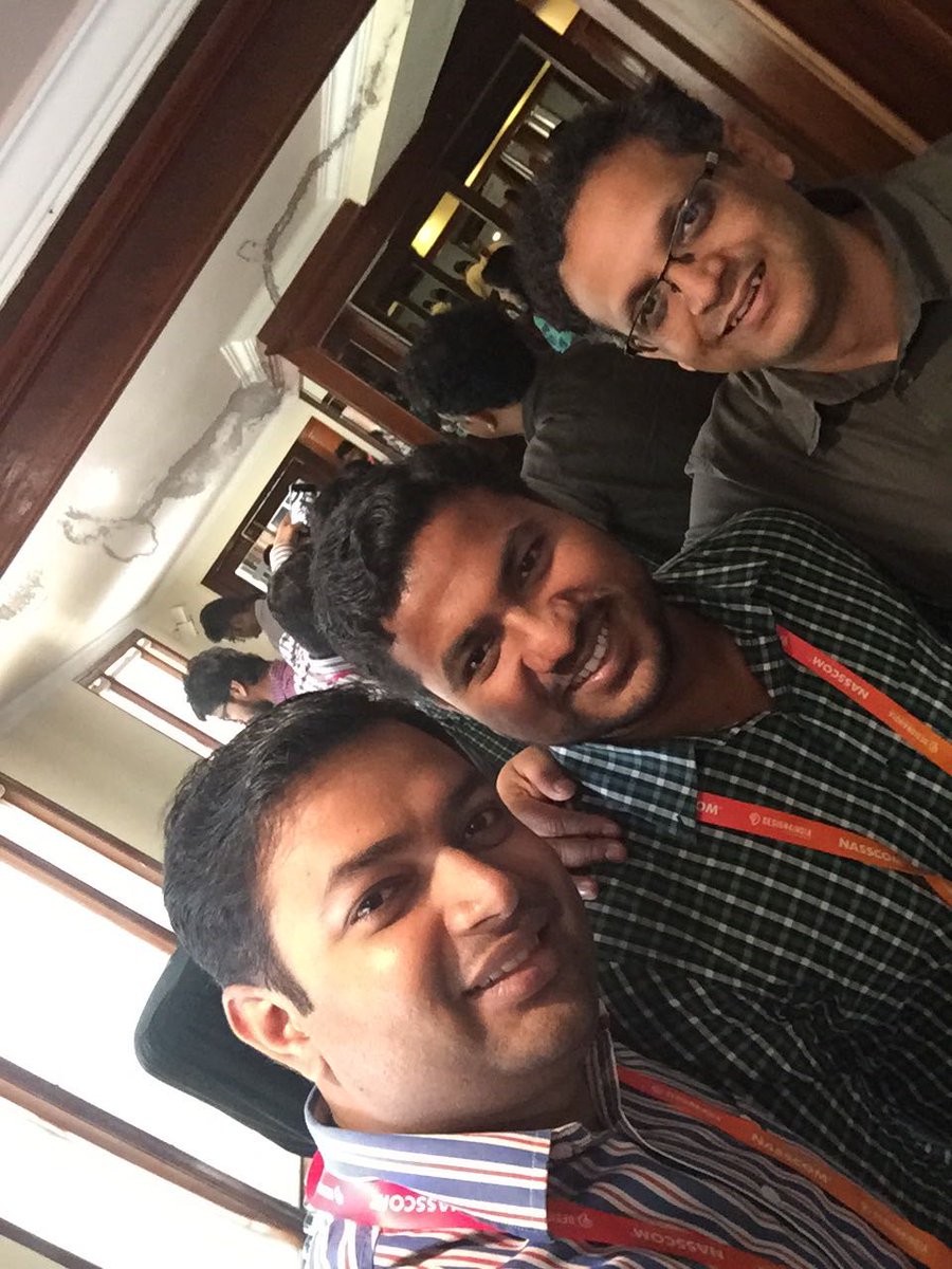 CrushadersTech's tweet photo. #Mr_B_C_Pattanayak (MD) &amp; #Mr_A_P_Nayak (CEO) #Crushaders_Tech visiting #NASSCOM workshop on #Design_for_India 
Thanks to #Mr_Srinivas https://t.co/9YviMbaA9S