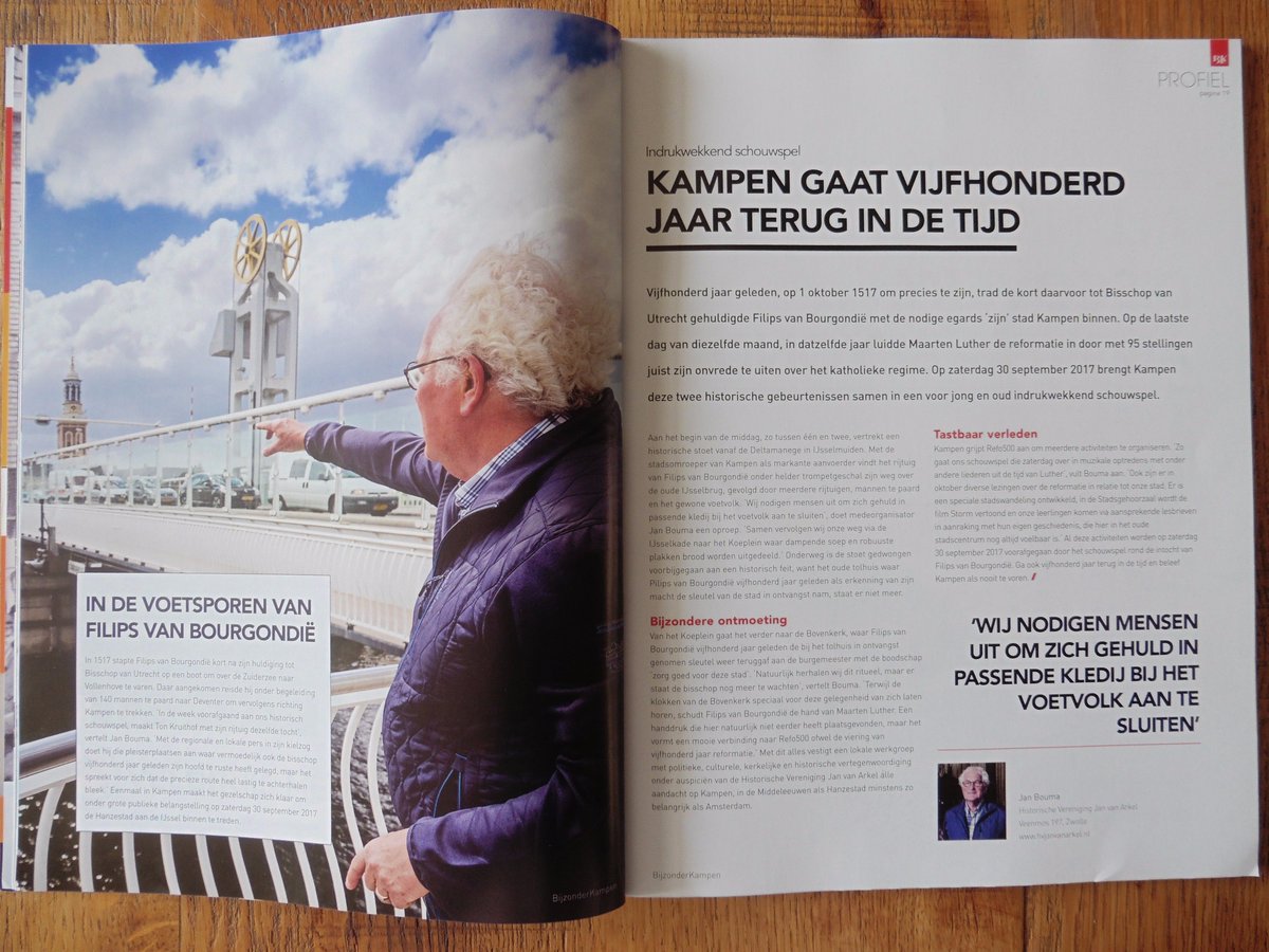 In de eerste editie van Bijzonder Kampen twee mooie artikelen van mijn hand. Een over een bijzonder historisch evenement in hartje Kampen.