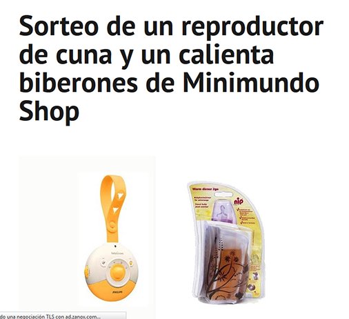 MiniMundoShop's tweet image. #Minimundoshop #Bebé #Sorteo  Participa en el sorteo de un reproductor de cuna y un calienta biberones. 
enterat.com/concursos/mini…