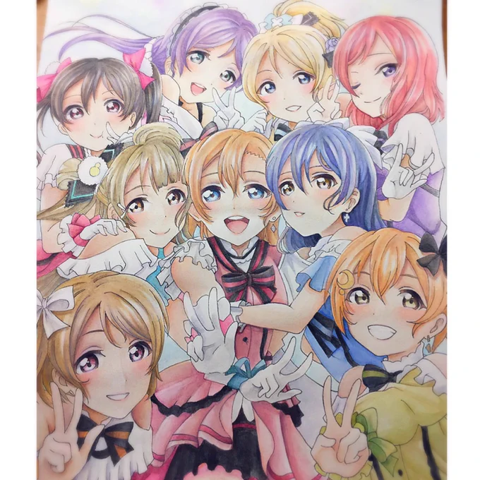 ラブライブ模写しました
#ラブライブ  #模写 