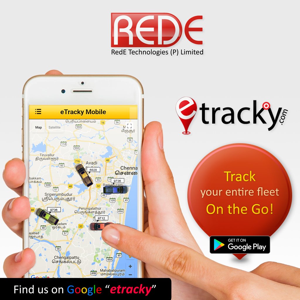 Rede_Tech's tweet photo. Track your entire fleet in the go, with ETracky Mobile App! ;)
For more, visit: redetechnologies.in
#Rede_Tech #ETracky #rede #gps #vts https://t.co/ILYPRX71f8