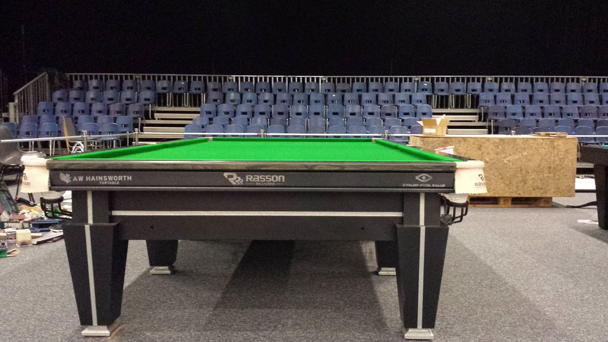 eurotech_group's tweet photo. Snooker table Rasson Magnum 12ft with Hainsworth cloth and Cyclop Snooker Balls !
#TheWorldGames #Rasson #Europool #Hainsworth #Cyclop https://t.co/7ESGaTZtAq